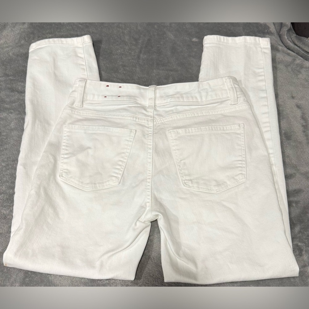 Talbots Simply Flattering Collection White Ankle Jeans - Picture 6 of 9